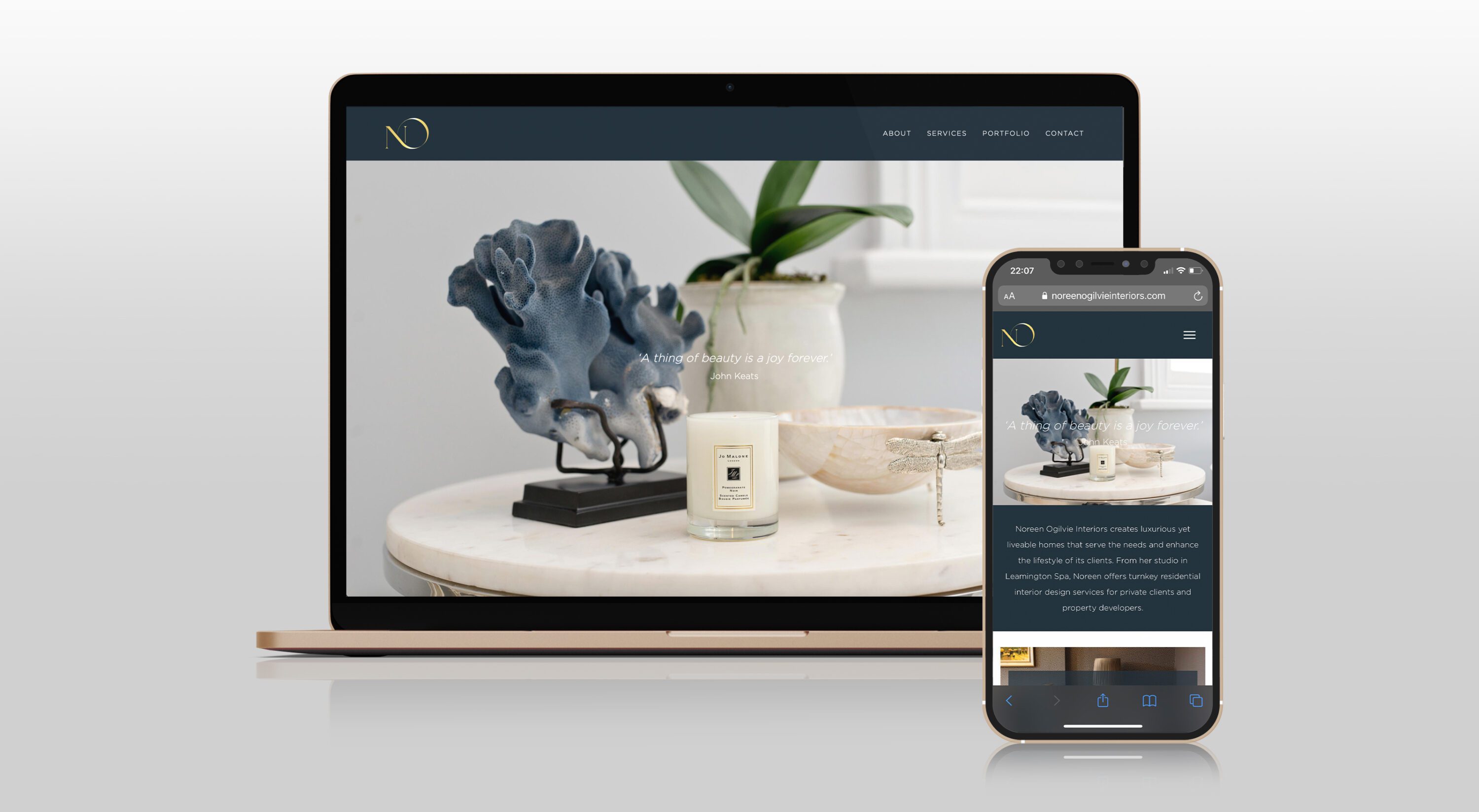 Interior design website